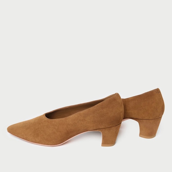 Loeffler Randall Maeve Cacao Suede Low Pump, 8.5 - Picture 9 of 11